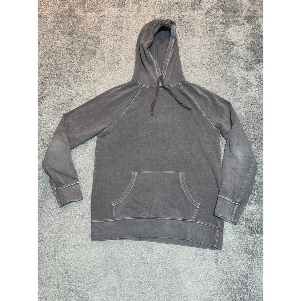 Goodfellow & Co Mens Raglan Pullover Hoodie Size M Charcoal Gray Sweatshirt